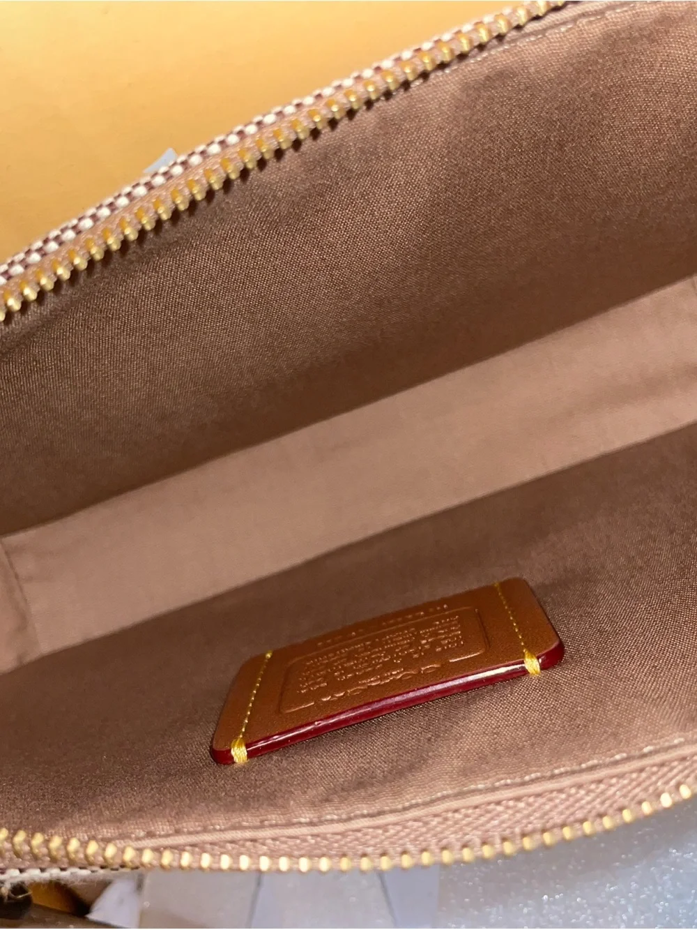 Crystal Signature Jacquard Plaza Shoulder Bag